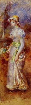 皮埃爾 奧古斯特 雷諾阿 Woman with a Basket of Flowers 皮埃爾 奧古斯特 雷諾阿 Woman with a Basket of Flowers